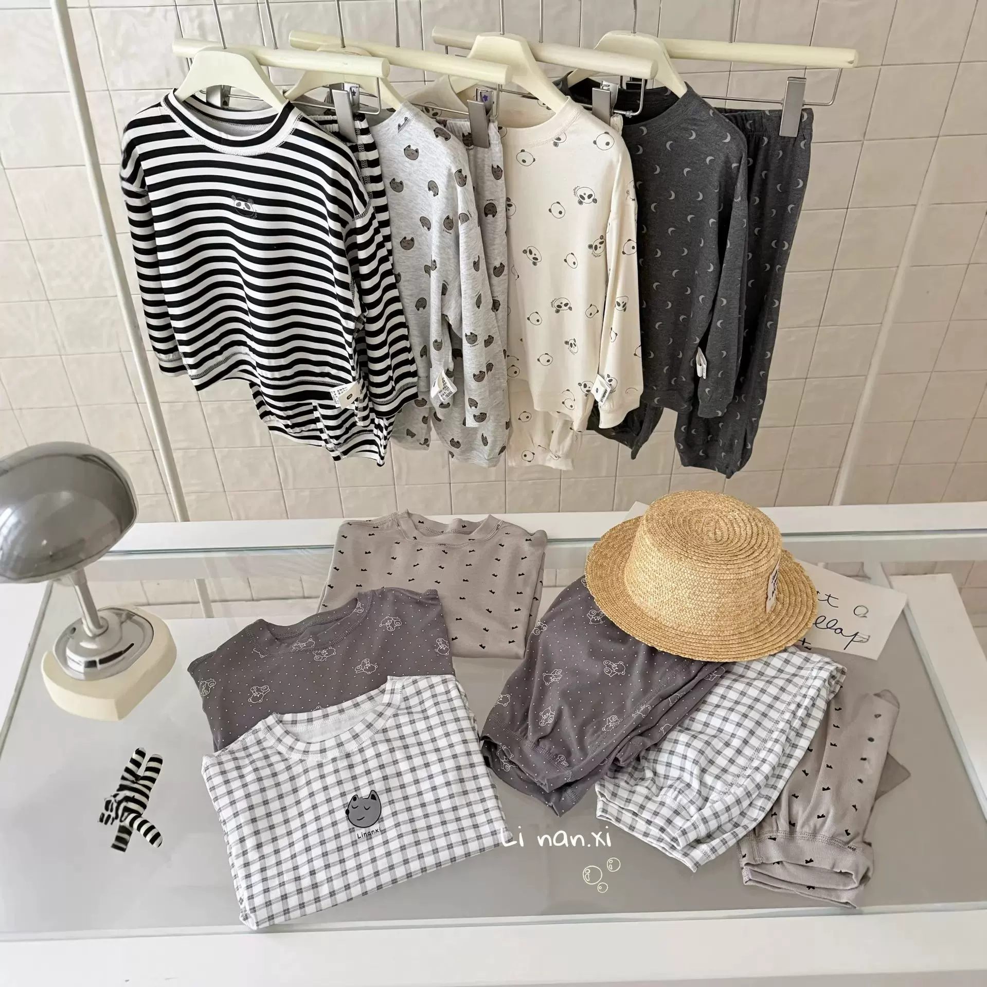 86090儿童家居服莫代尔套装26春新款宝宝卡通宽松睡衣a类环保印花