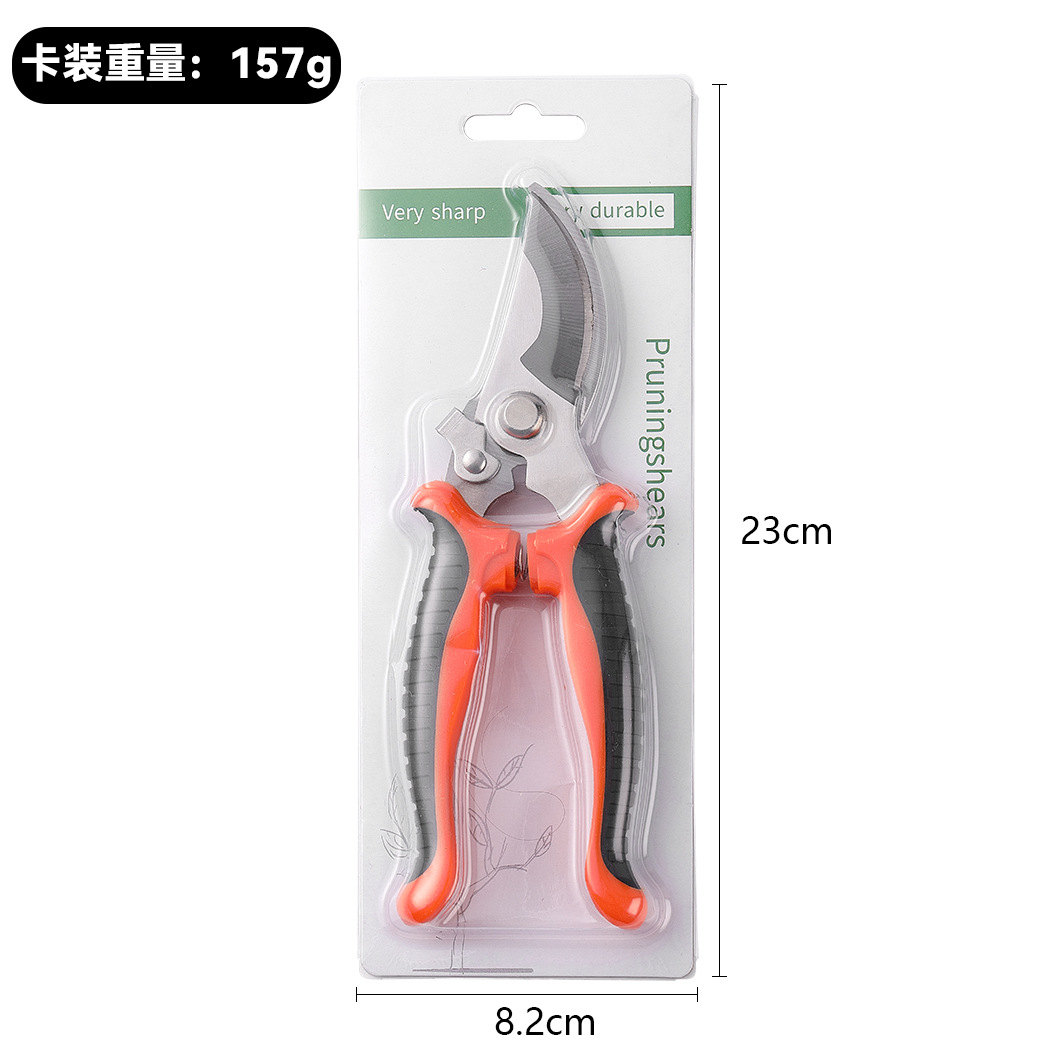 Tijeras de podar de acero inoxidable tijeras de jardinería multifuncionales huerto flor rama injerto rama tijeras de jardín herramienta tijeras
