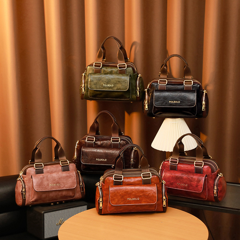 Grote dames motor schoudertas trendy handtas_voghion.com