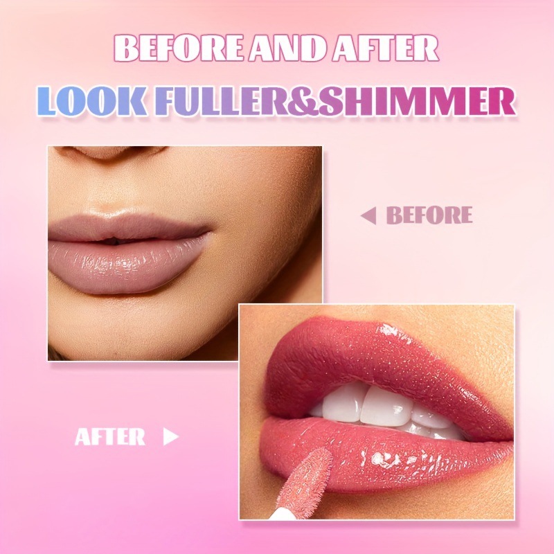 USHAS European and American Cross-border spot brillo de labios hidratante e hidratante esmalte de labios impermeable no se desvanece, no se pega a la taza de lápiz labial LG2506