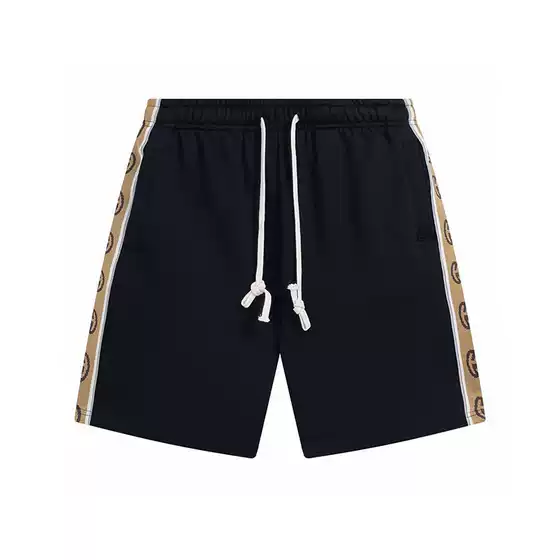 Cross-border GUjia Gujia Shorts 2025 Summer New Logo 3D Print Casual Loose Five-Point Pants