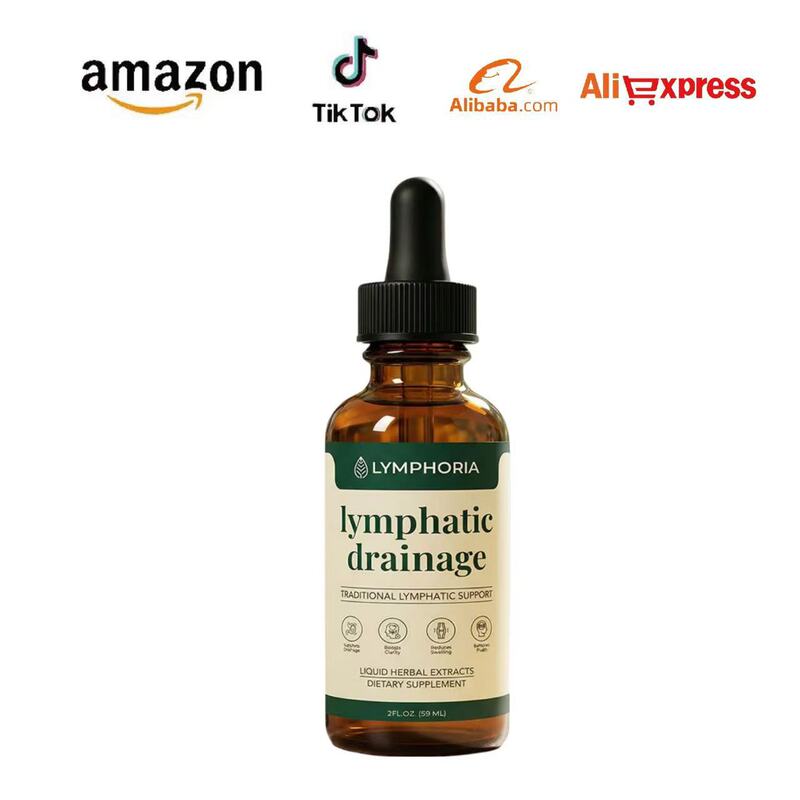 Hot-Selling Free Shipping 60ml Lymphatic Drainage Drops Independent Site Amazon Cross-Border Bestseller Hot-Selling Free Shipping 60ml Lymphatic Drainage Drops Independent Site Amazon Cross-Border Bestseller