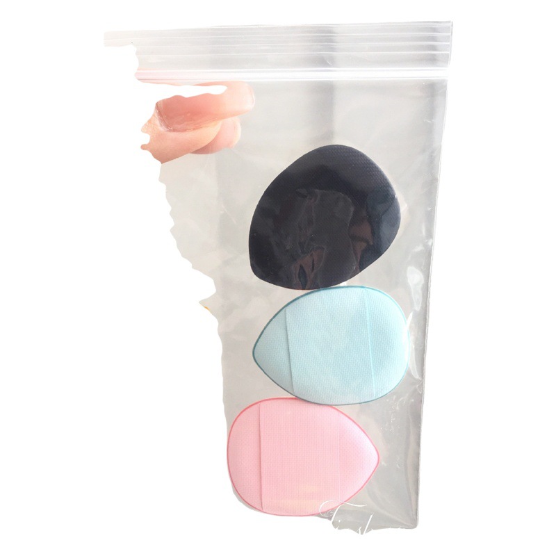 Mini bocanada de dedo, bocanada de pulgar, gotas de agua, bocanada pequeña, cojín de aire, maquillaje seco y húmedo, bocanada al por mayor