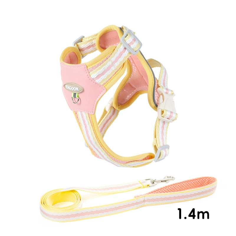 Cross -border dog chest strap lightweight does not touch the hair.