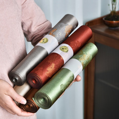 新中式桌旗茶道禪意茶席茶台茶墊茶桌布藝中國風長條桌布茶具配件