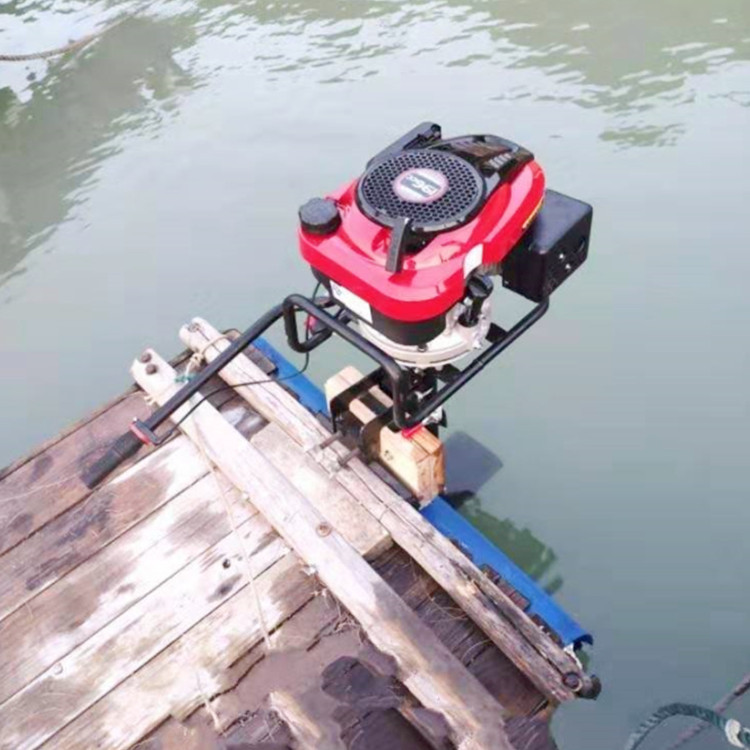四冲程螺旋桨橡皮划艇动力船外机 铭扬机械大马力196排量推进器