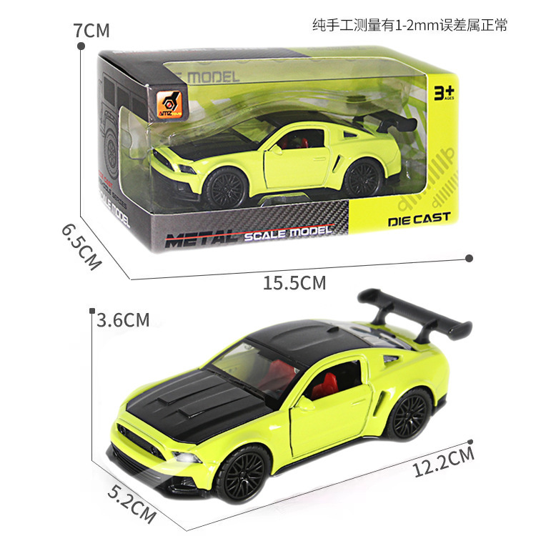 Hot 1: 36f modelo de aleación de simulación de tres puertas de auto deportivo de inercia de coche de juguete para niños cool