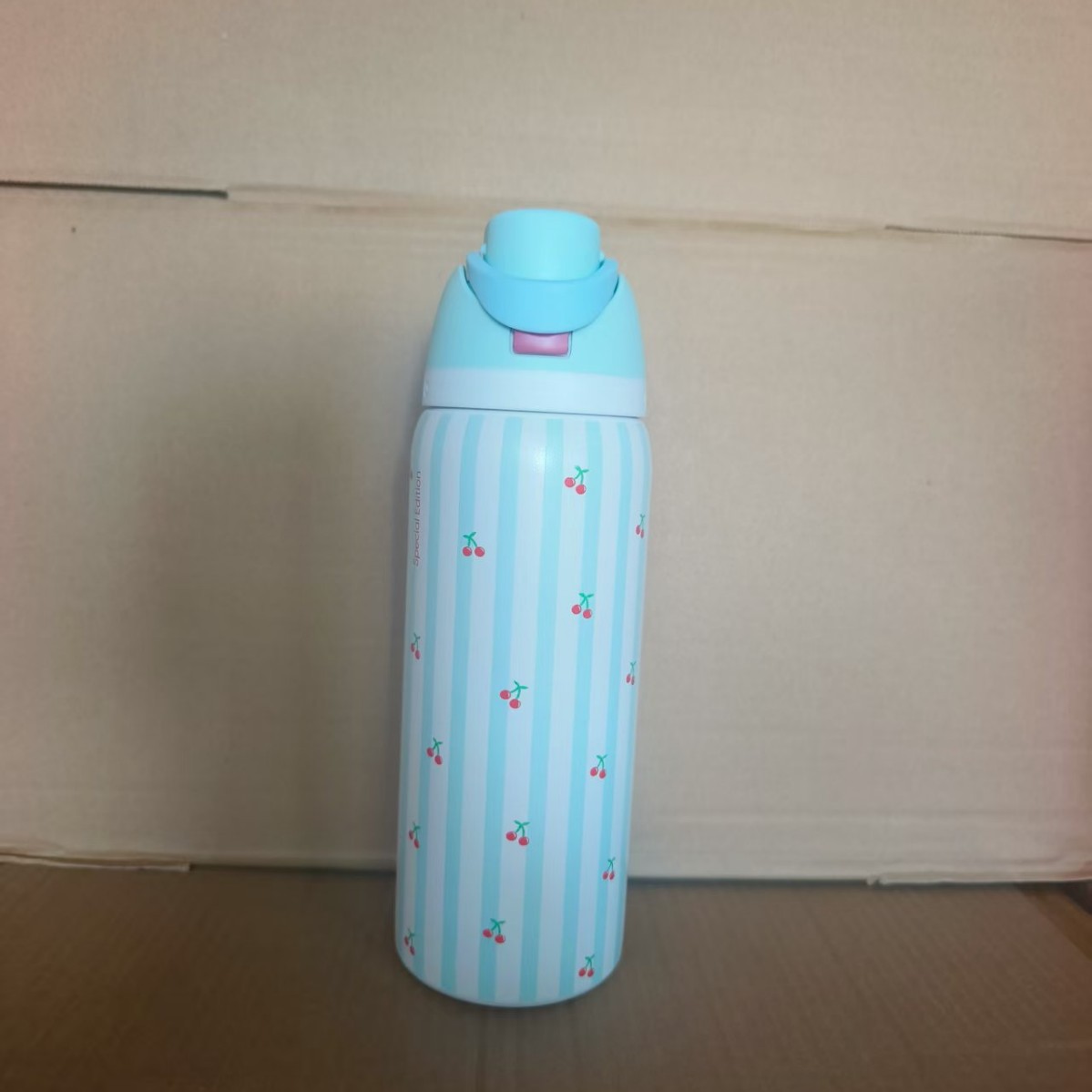 Vaso Aislado de Acero Inoxidable 304 Estilo Owala de Amazon con Asa, Botella de Agua Deportiva, Vaso de Doble Uso, Vaso para Agua, Regalo