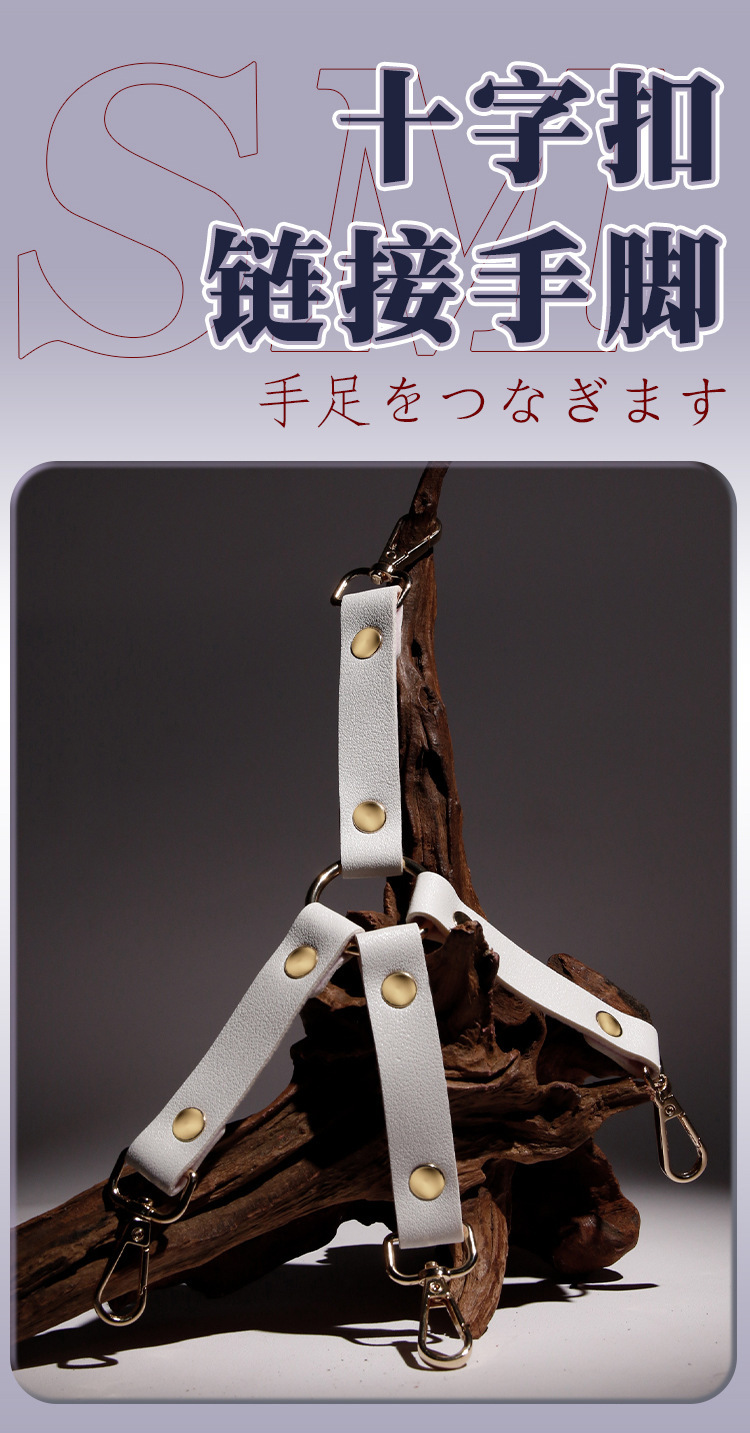 Sweet Cat-Themed Bondage Restraint Kit for Couples, Leather and Metal Adult Play Set — detail image 28