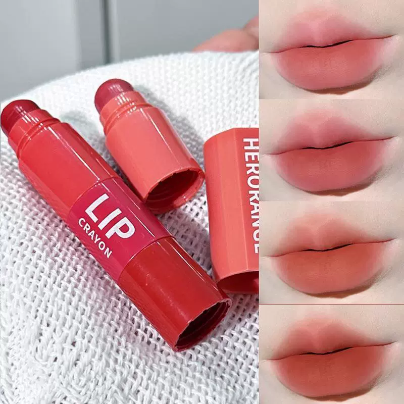 Мини-набор помад Lipstick (HERORANGE) мини-матовый многоцветный набор, градиентный карандаш, 4 цвета