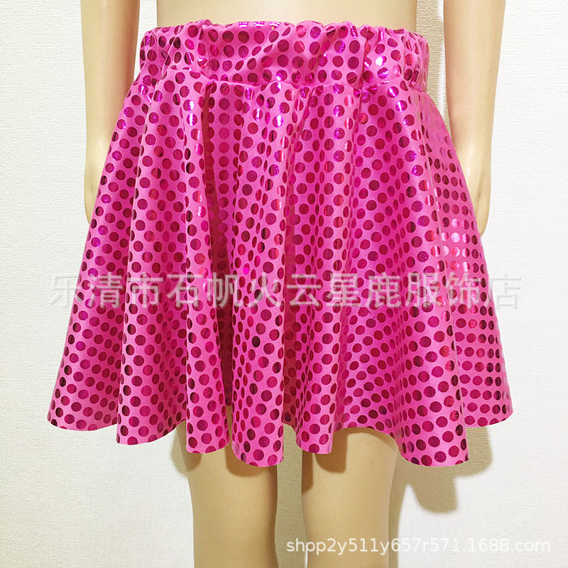 Ropa de rendimiento para adultos de los niños ropa de graduación de la fotografía dot falda de lentejuelas falda pettiskirt