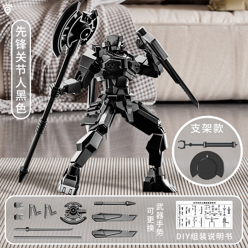 Juguete de modelo multiarticulable multi-mórfico transfronterizo ángel articulado humano descomprimido robot de quinta generación