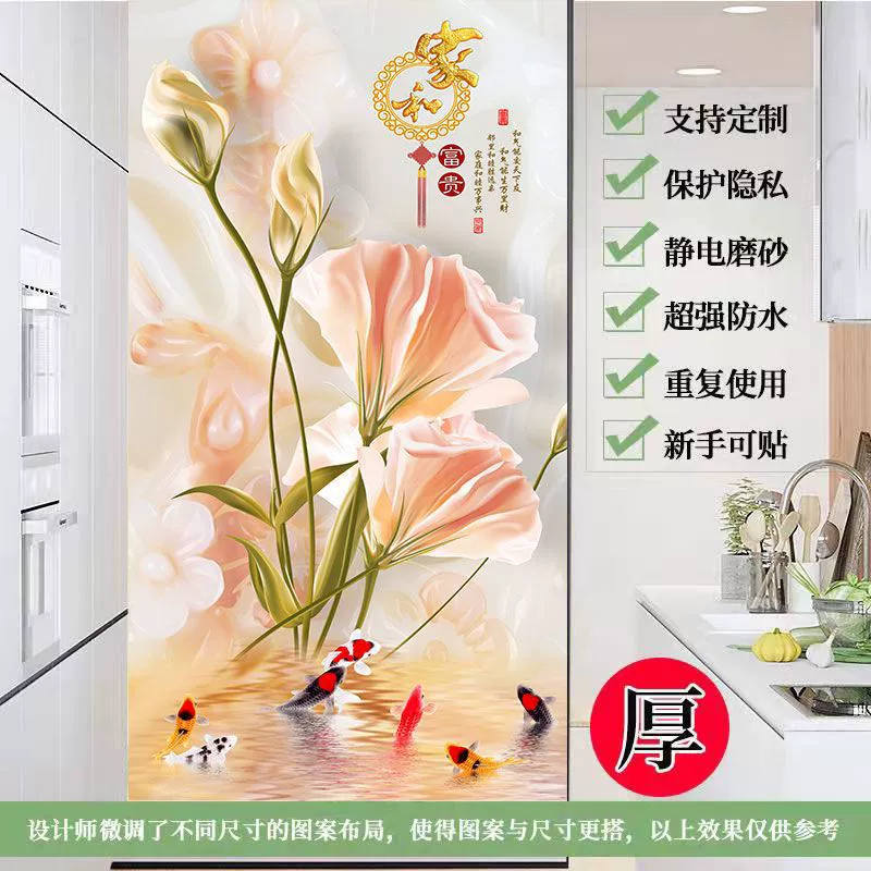 Glass window stickers, electric matte sticker, transparent protective underware