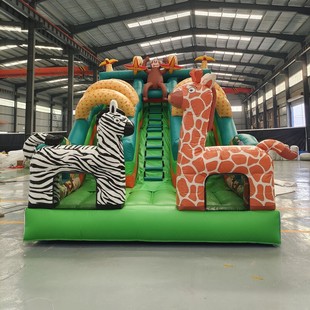 Foreign Trade Cross-Border Inflatable Castle Children's Playground Outdoor Stall Household Small Naughty Castle Trampoline Slide Combination