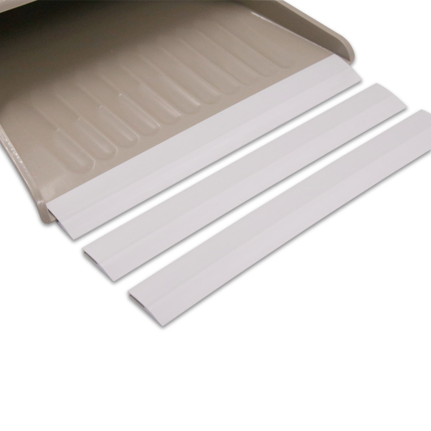 Tira de borde de cubo de plástico PVC de dos colores tira de coextrusión suave y dura tira de marco de protección