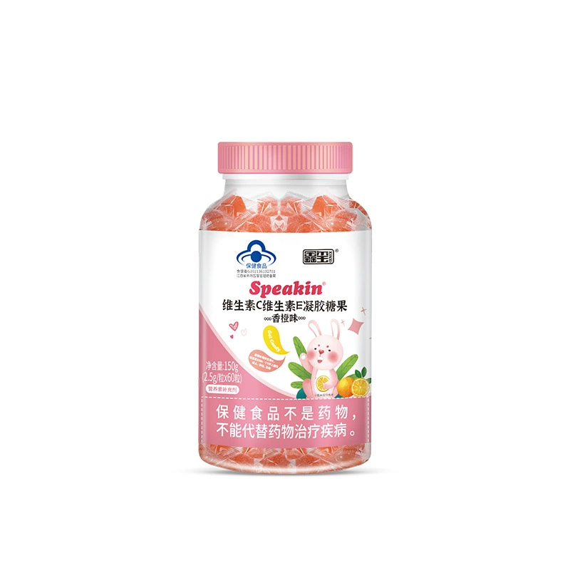 Vitaminised gel, orange