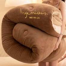 双面牛奶绒被子冬季棉被深睡加厚单双人宿舍家用保暖被芯10斤超厚