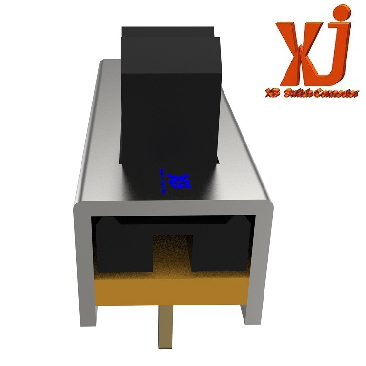 销售直柄拨码开关 四脚三档拨动开关 1P3T滑动开关正拨 行程3.2mm