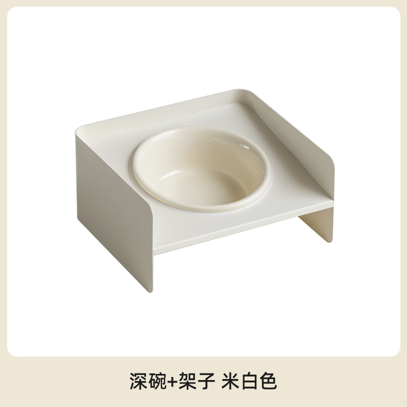 Tacos de cerámica personalizados para gatos y perros, cuencos para proteger la columna cervical, cuencos para beber, cuencos de grano, cuencos inclinados, soporte de cuencos