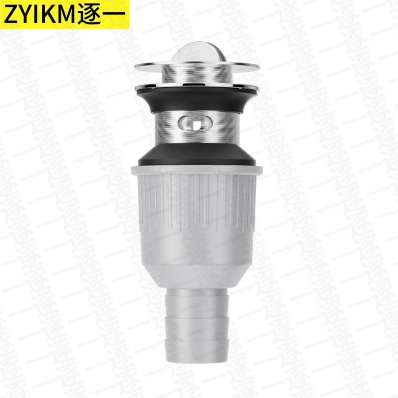 Lavabo Cerámica Blanco Bouncing Deslizador de agua Lavabo Lavabo Sifón Desodorante Reproducción de artefacto de agua tipo prensa