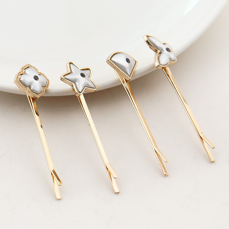 宋錦ワンワードクリップ diy ベースアクセサリーヘアピンベースカバー溝サイドクリップジュエリーアクセサリーメーカー在庫|undefined