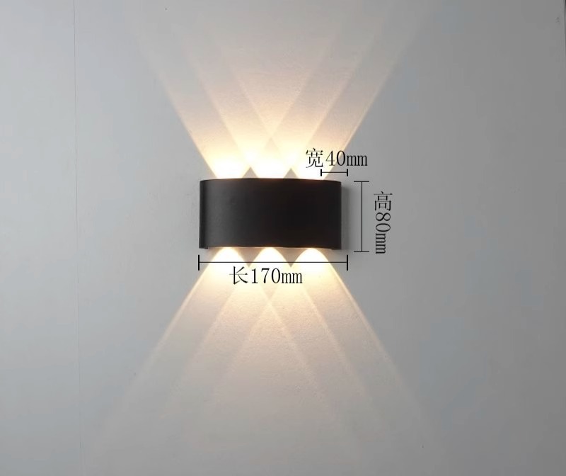 알루미늄 쉘 6헤드[따뜻한 빛] 블랙