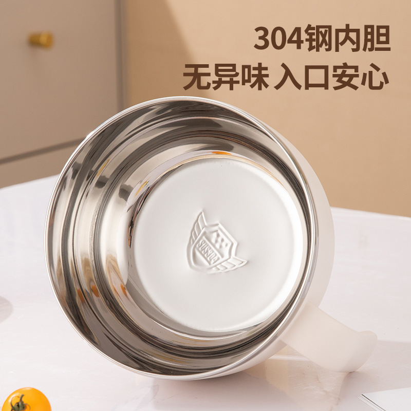 304不锈钢泡面碗高颜值手提保温袋便携户外学生宿舍带盖保温饭盒|undefined