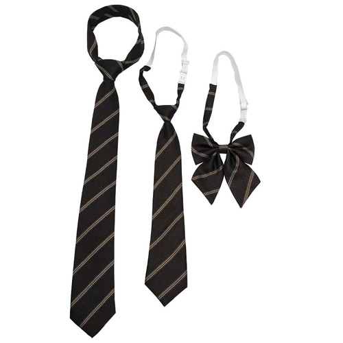 JK Japanese college style tie for women decorated lazy men's free shirt red tie for men dk hand-tied casual school supply trend