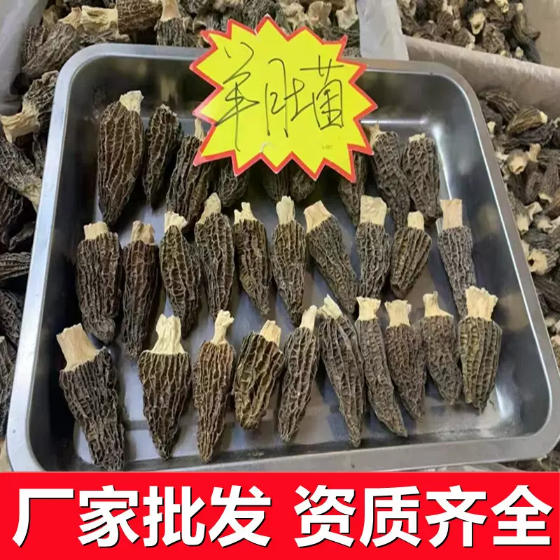 羊肚菌干货批发500g羊肚菌 品种全菌菇包汤料包云南菌菇干货批发