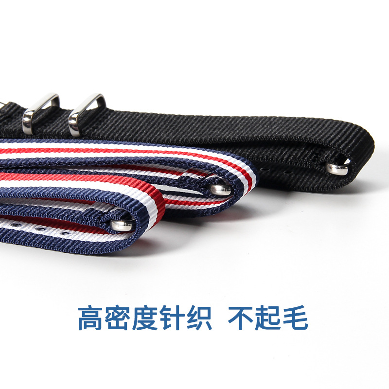 Compatible con DW Cassiou reloj Correa OTAN lona correa de reloj de nylon Seiko agua fantasma cielo instigación magnesio CK trenza