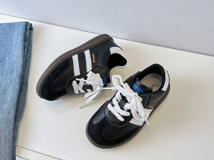 Herbst Neue Kinder Schuhe Mädchen Echtes Leder Dexun Kleine Weiße Jungen Leichte Rutschfeste Casual Forrest Gump_voghion.com
