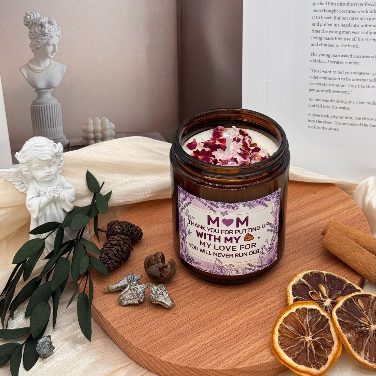 Velas de aromaterapia Dormitorio del hogar Incienso duradero Ambiente romántico Adornos de nicho Regalos navideños Recuerdos al por mayor