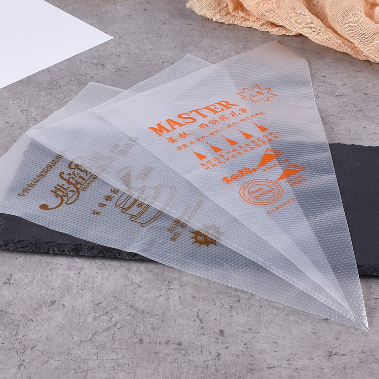 一次性加厚PE擠花袋奶油蛋糕曲奇裱花嘴袋烘焙工具大中小號裱花袋