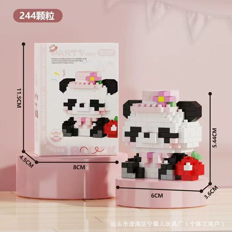 K364-K369 Dream Shop имитация еды строительные блоки микрогранулы детский конструктор макет уличного вида игрушечная модель для украшения