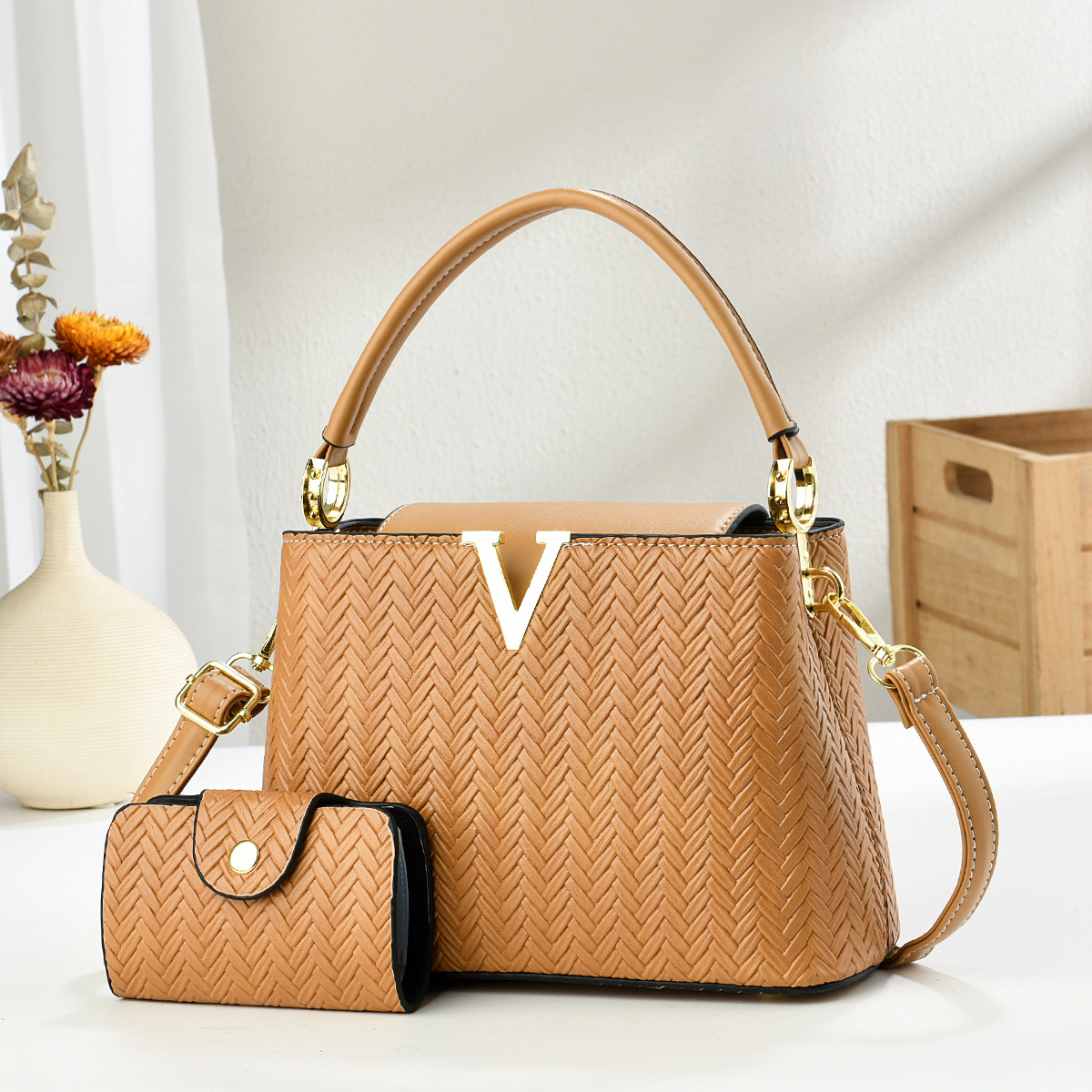 Bolso de dos piezas para niños 2025 nueva moda bolso de hombro retro bolsos de moda bolsos transfronterizos