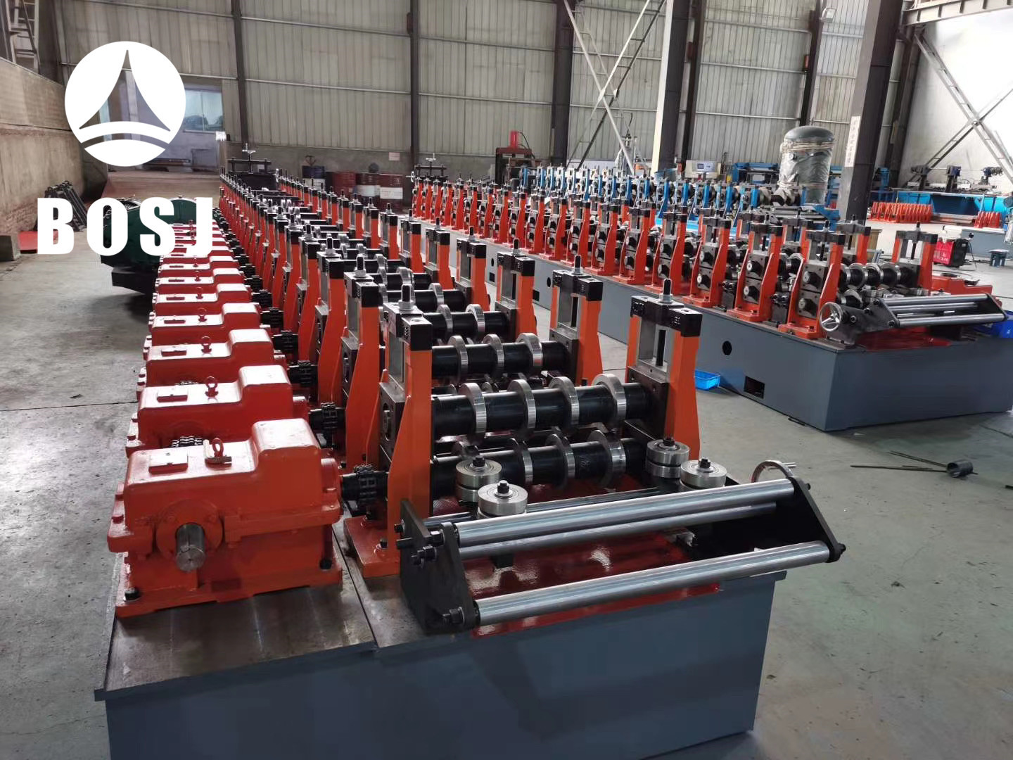 高科技建筑脚踏板成型-焊接式钢跳板设备-冷弯成型机厂家