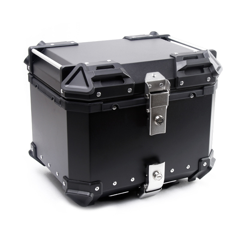 BK motocicleta maletero equipaje de almacenamiento de gran capacidad de coche eléctrico tronco de becerro scooter de aleación de aluminio tronco