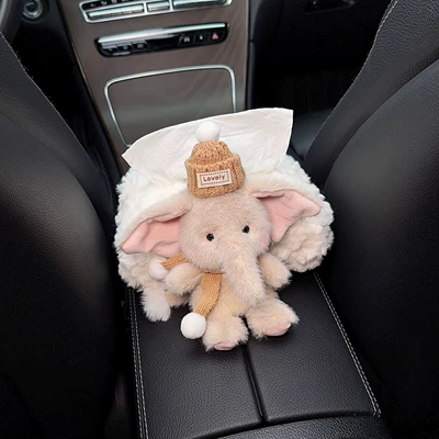 Box for Car Armrest — Car tissue box/set