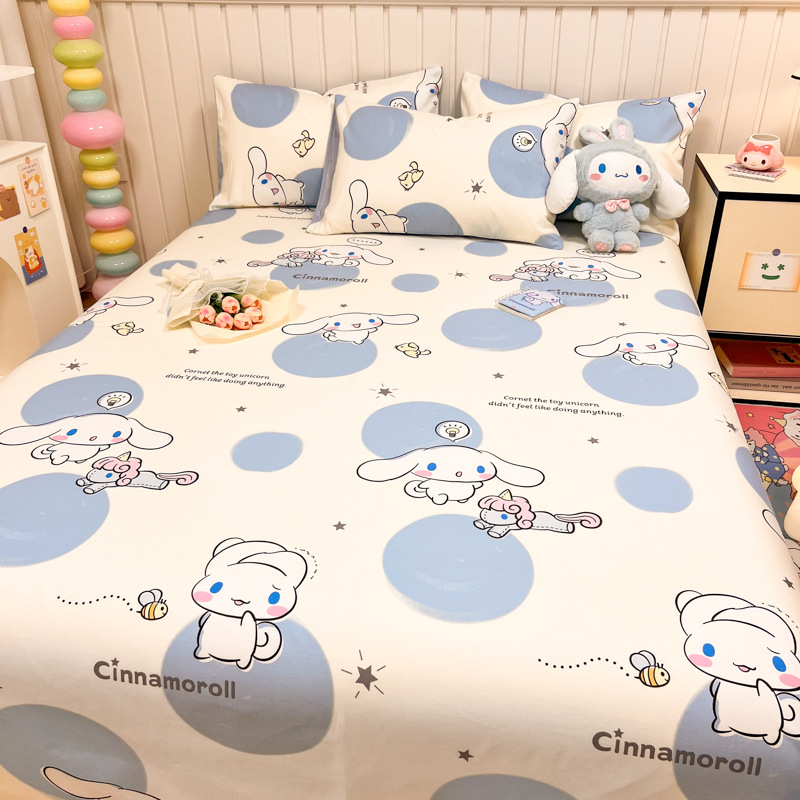 Kulomi sábana de algodón puro pieza individual 100 edredón individual niño niña individual juego de tres piezas 2025 nuevo