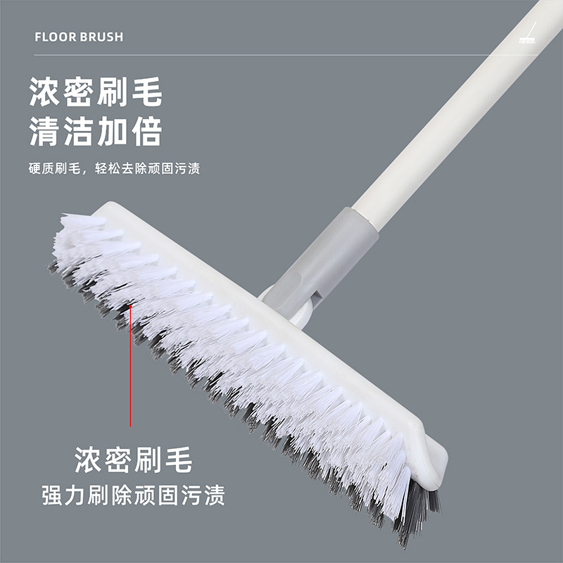 Gap cepillo de piso de esquina de pared cepillo de baño doméstico retráctil mango largo cepillo de limpieza de cerdas sin ángulo muerto cepillo de ranura de azulejo