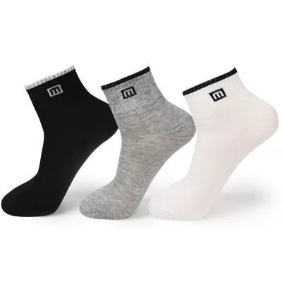 Colored men's keep warm socks, mid-length, wholesale