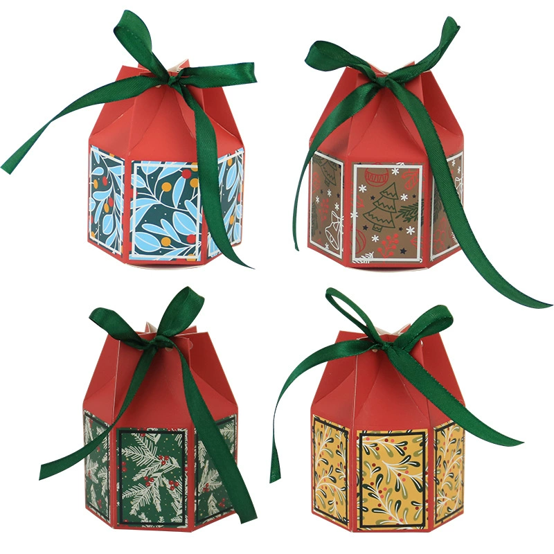Трансграничный экспорт Рождественская новая коробка конфет красная юрта коробка конфет подарочная коробка для оптовой торговли