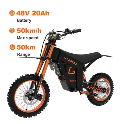 Kugoo Wish 01 Se Electric Motorcycle 1500W 48V 20Ah Electric Bicycle Long Range 50 0m (Motosikletlər)