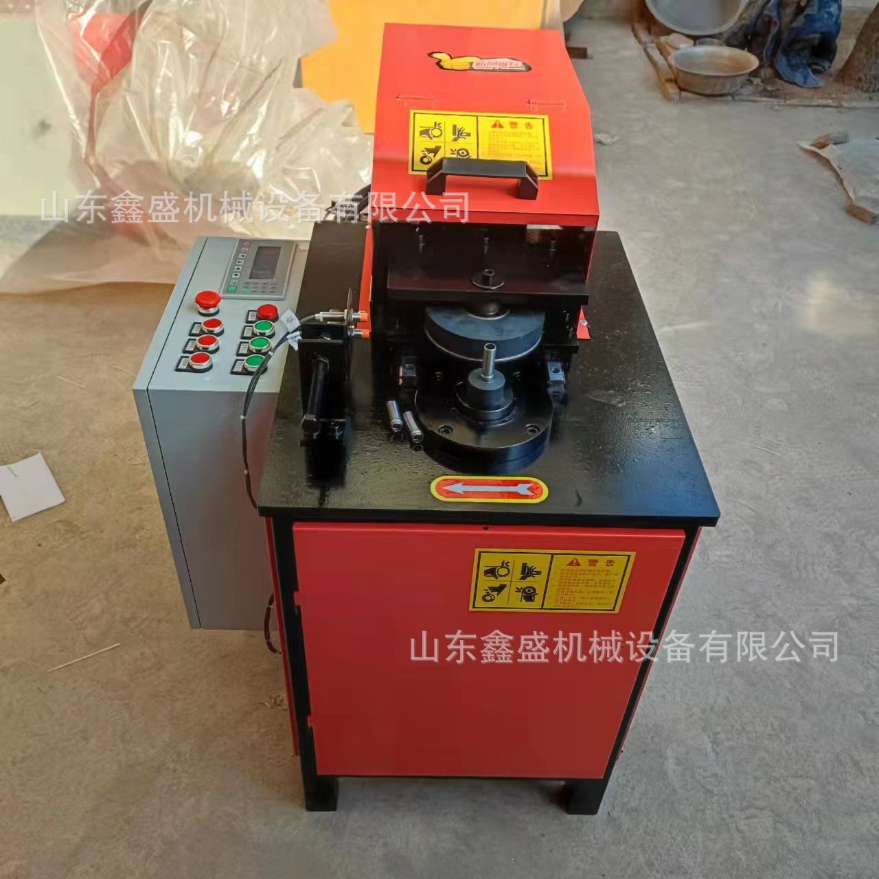 500型不锈钢起鼓机 全自动液压钢管打圈机 管道对接用压筋滚槽机