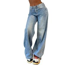 D 76490 European American straight jeans ŷ������ֱͲţ�п�