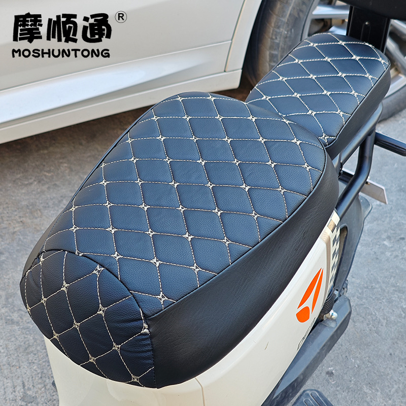 New National Standard Electric Vehicle Seat Cover, Warm and Sun-Protective, Suitable for Yadea, Aima, Tailing, Shenyuan, Xinri Electric Vehicles