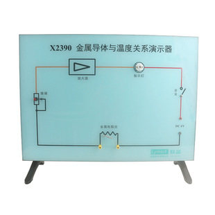23039 Middle and High School Physics Experiment Anti-Short Circuit Acrylic Panel Metal Conductor and Temperature Relationship Demonstrator