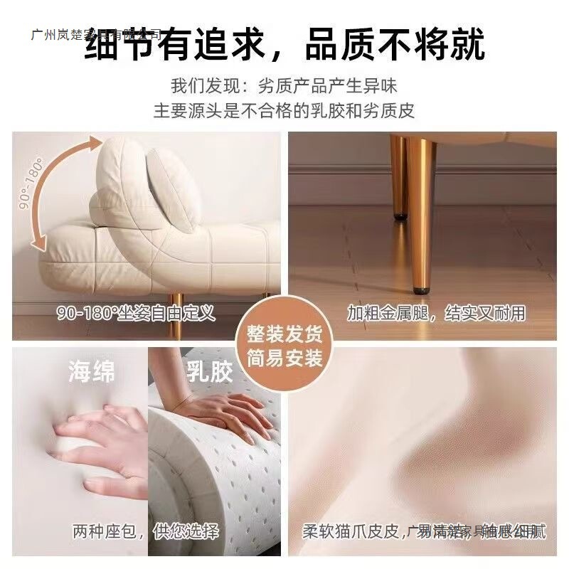 折叠沙发床单人双人小户型奶油风简约云朵沙发阳台客厅折叠沙发床|undefined