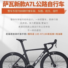 SAVAサバA7L炭素繊維道路車R7100変速オイルディスクブレーキ24速レース自転車