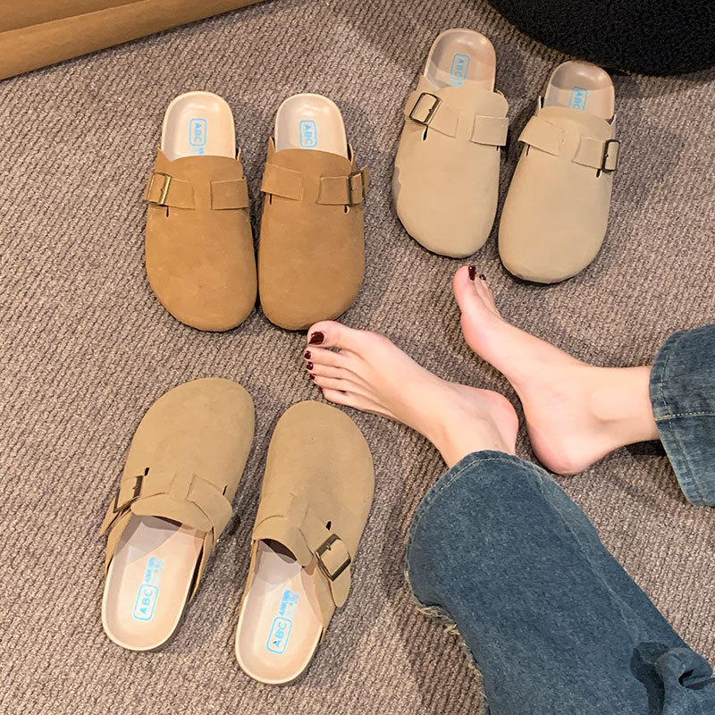 Zapatos Birken para mujeres otoño de 2026 nuevos zapatos de mitad de cabeza de bolsillo con un pie de suela suave mueller zapatos de mitad de soporte para mujeres no cansarse pies